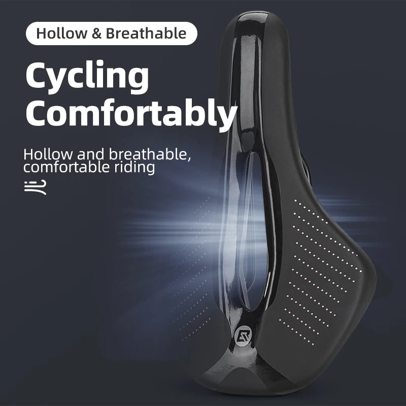 ROCKBROS Bicycle Saddle - Breathable Waterproof Soft Cushion MTB Road Bike Seat for Comfortable Cycling