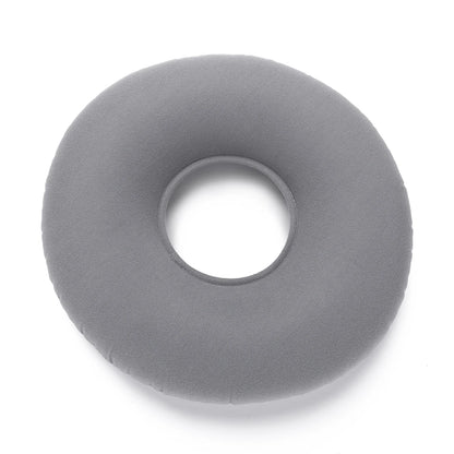 35cm Inflatable Hip Support Cushion – Medical Hemorrhoid Donut Seat Pad with Pump, Anti-Bedsore Round Massage Pillow