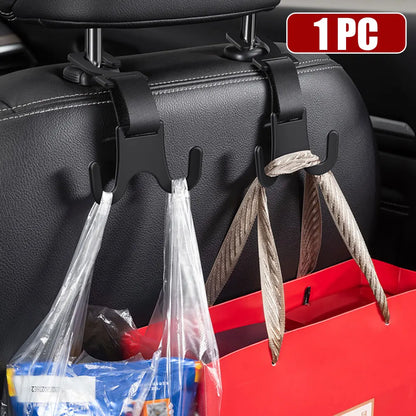 Universal Car Purse Hook – Auto Seat Headrest Hanger for Back Seat Storage, Car Interior Accessories