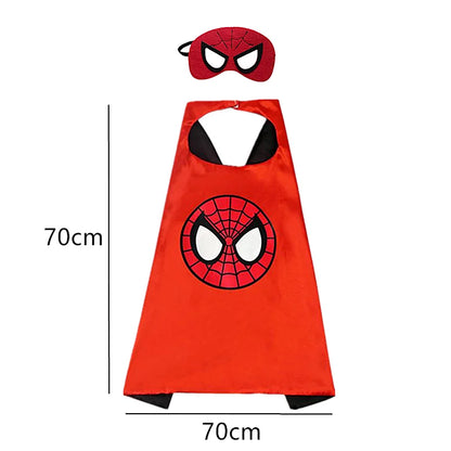 Kids Superhero Capes Costume Set for Boys (Ages 3–10) – Cartoon Dress-Up Capes for Parties, Playtime & Easter Gifts