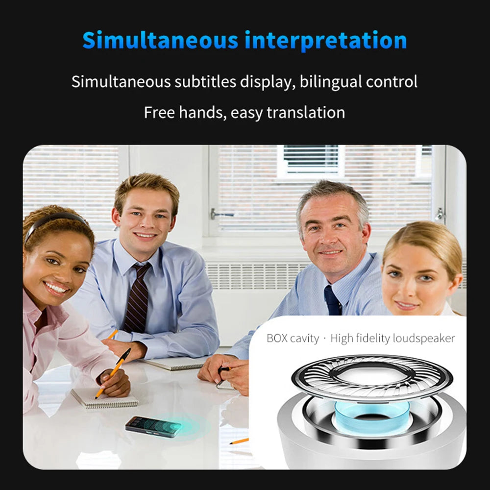 S85 Pro Language Translator Device – 138 Languages, Voice & Video Recording, Offline Translation, 8GB, 2000mAh