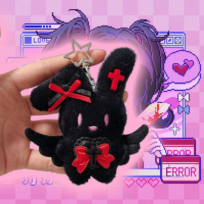 NEEDY GIRL OVERDOSE Guard Plush Keychain - Anime Cosplay Pendant Fan Gift Accessory