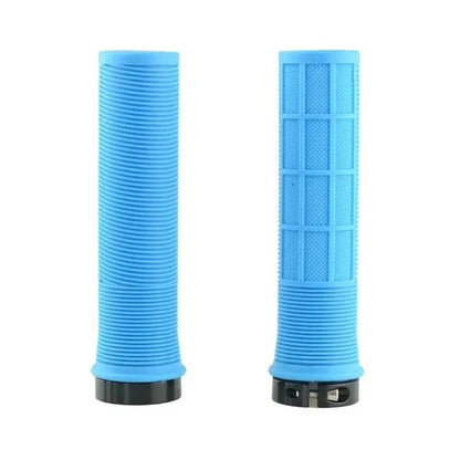 TPR Aluminum Alloy Lock-On Bicycle Handlebar Grips — Integrated Non-Slip MTB Cuffs for Bike Parts