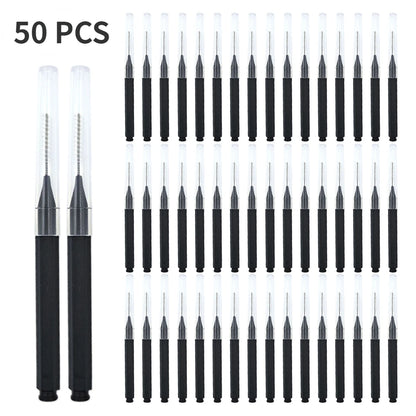 5/10/50PCS Mini Eyebrow & Lash Brushes – Disposable Bendable Brow Perm & Micro Eyelash Applicator Tools