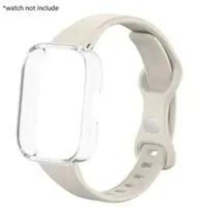 Slim Silicone Strap & Case - Soft Matte Protective Cover Bracelet for Redmi Watch 6/5/4 Active & 5 Lite