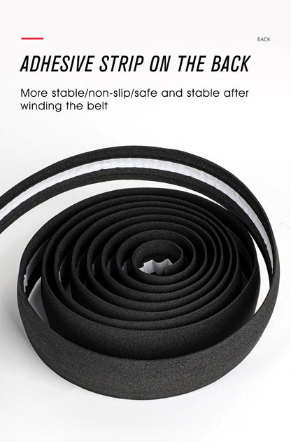 WEST BIKING EVA High Tenacity Handlebar Tape — Shock Absorbing Adhesive Bar Tape with Holes for Road Bikes