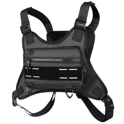 Sports Chest Bag – Lightweight Waterproof Running Vest with Pocket, Phone Holder & Large Capacity Tactical Front Pack