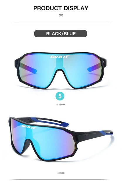 GIANT Cycling Glasses – UV400, Anti-Fog REVO Lenses, HD Clarity, Cateye Design
