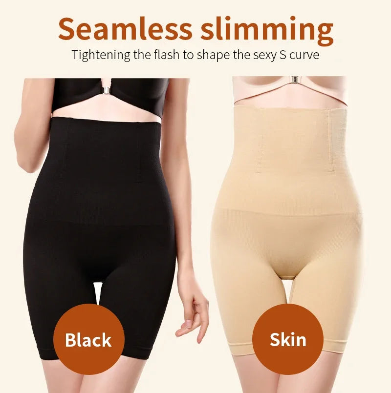 Women’s Seamless High-Waist Shapewear – Butt Lifter Tummy Control Slimming Panty Briefs