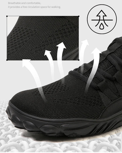 New Plus Size Hiking Shoes – Wide Palm Outdoor Sports & Barefoot Casual Shoes for Couples, Indoor Yoga & Fitness