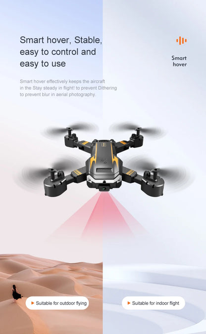 KBDFA G6 5G Drone – 8K HD Camera, GPS, Four-Sided Obstacle Avoidance, Foldable Quadcopter RC Helicopter for FPV & Professional Use