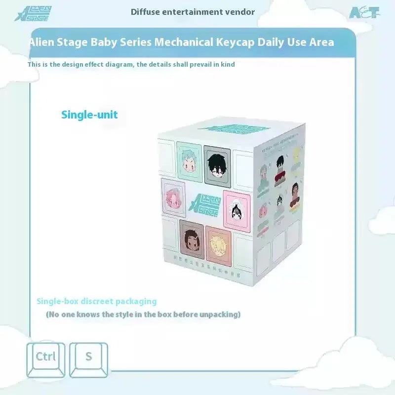 Alien Stage Sunny Doll Blind Box - Cute Mechanical Keycap Collectible Toy Gift for Fans
