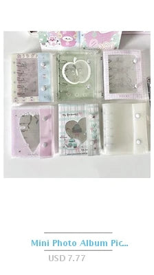 Cute Plush Photo Card Holder - Kpop Idol Bus Card Protector & Picture Album Case