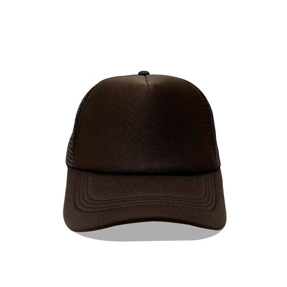 Custom Logo Mesh Trucker Cap - 5 Panel Snapback Baseball Hat for Men & Women Summer Sports Sun Hat