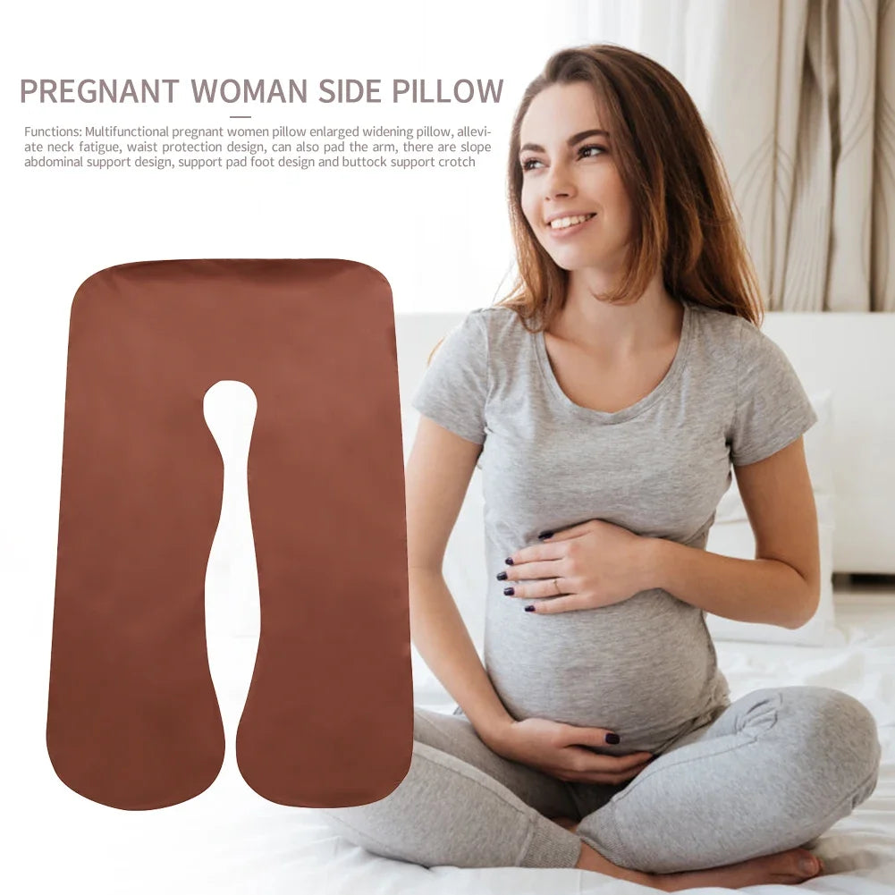 Pure Cotton U-Shaped Maternity Pillow Case – Pregnancy Pillow Cover for Women