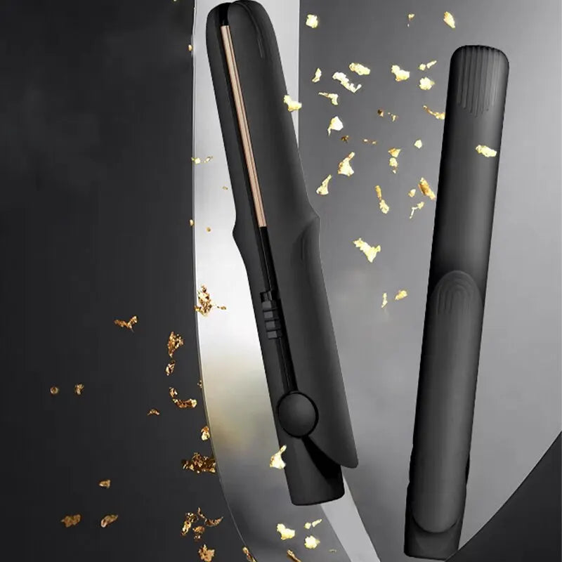 Mini Portable Hair Straightener Curling Rod - Bedroom Small Straight Board Splint for Curling - Small Bangs Styling Tool