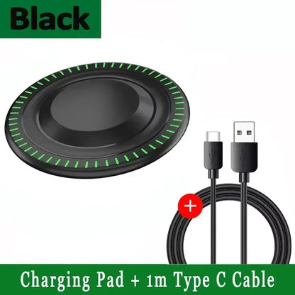 100W Fast Wireless Charger Pad - Charging Station for iPhone 15/14/13/12/X/8, Samsung Galaxy & Xiaomi