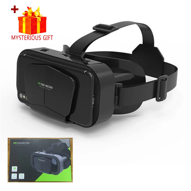 Shinecon 3D VR Glasses – Virtual Reality Headset with Controller for Smartphone Gaming