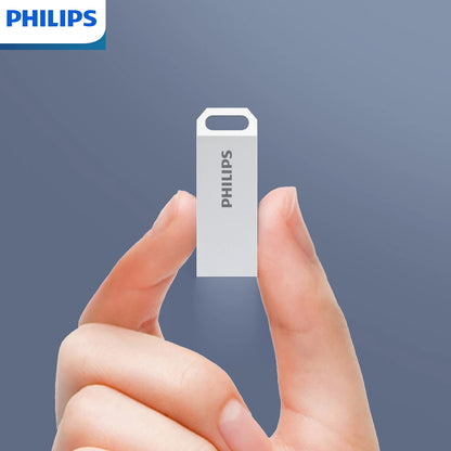 Philips USB 2.0 Flash Drive - 8GB 16GB 32GB 64GB 128GB Metal Portable External Storage Drive