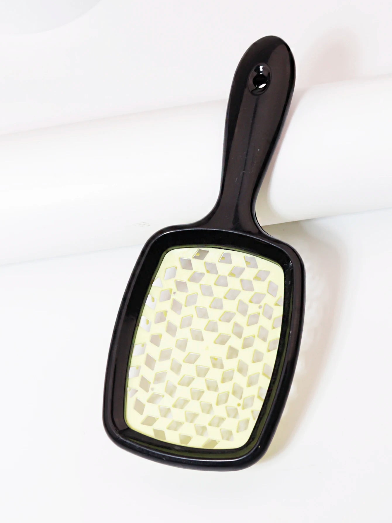 Tangled Hair Combing Massage Brush — Hollow Curly Hair Salon Brush for Real Hair & Wigs