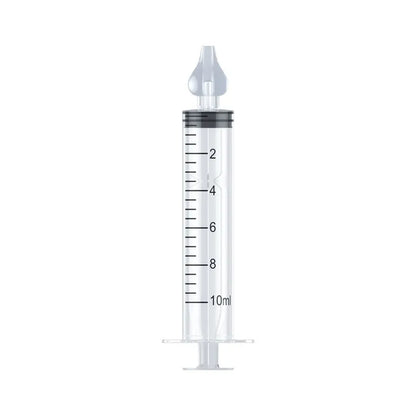 Baby Nasal Cleaner Syringe Set – 2-Piece 10mL Infant Nose Washer and Aspirator Tool