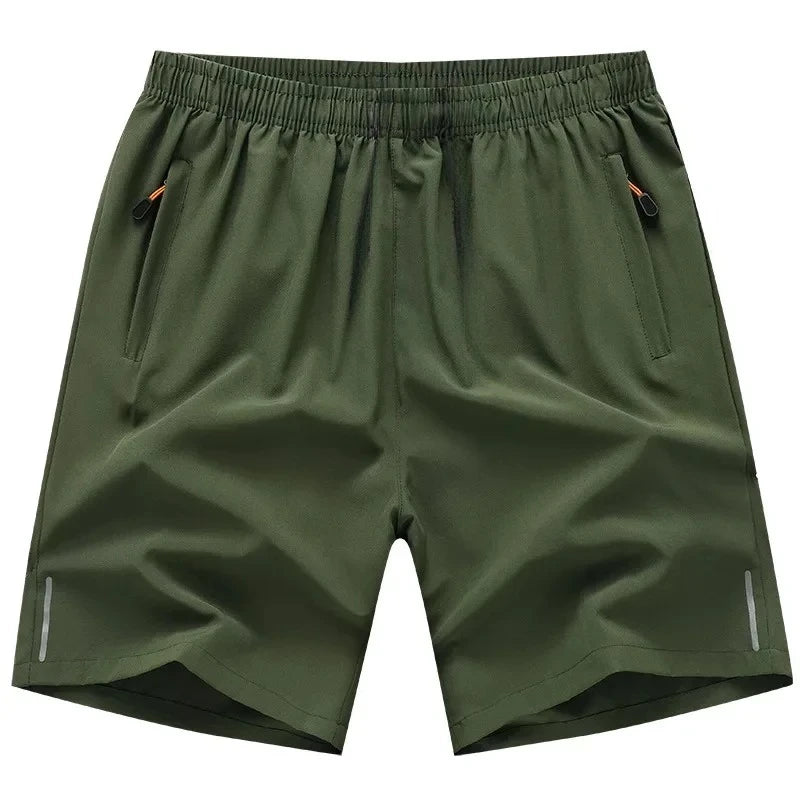 Men's Summer Sports Shorts - Quick-Dry Breathable Ice Silk Running Gym & Beach Shorts