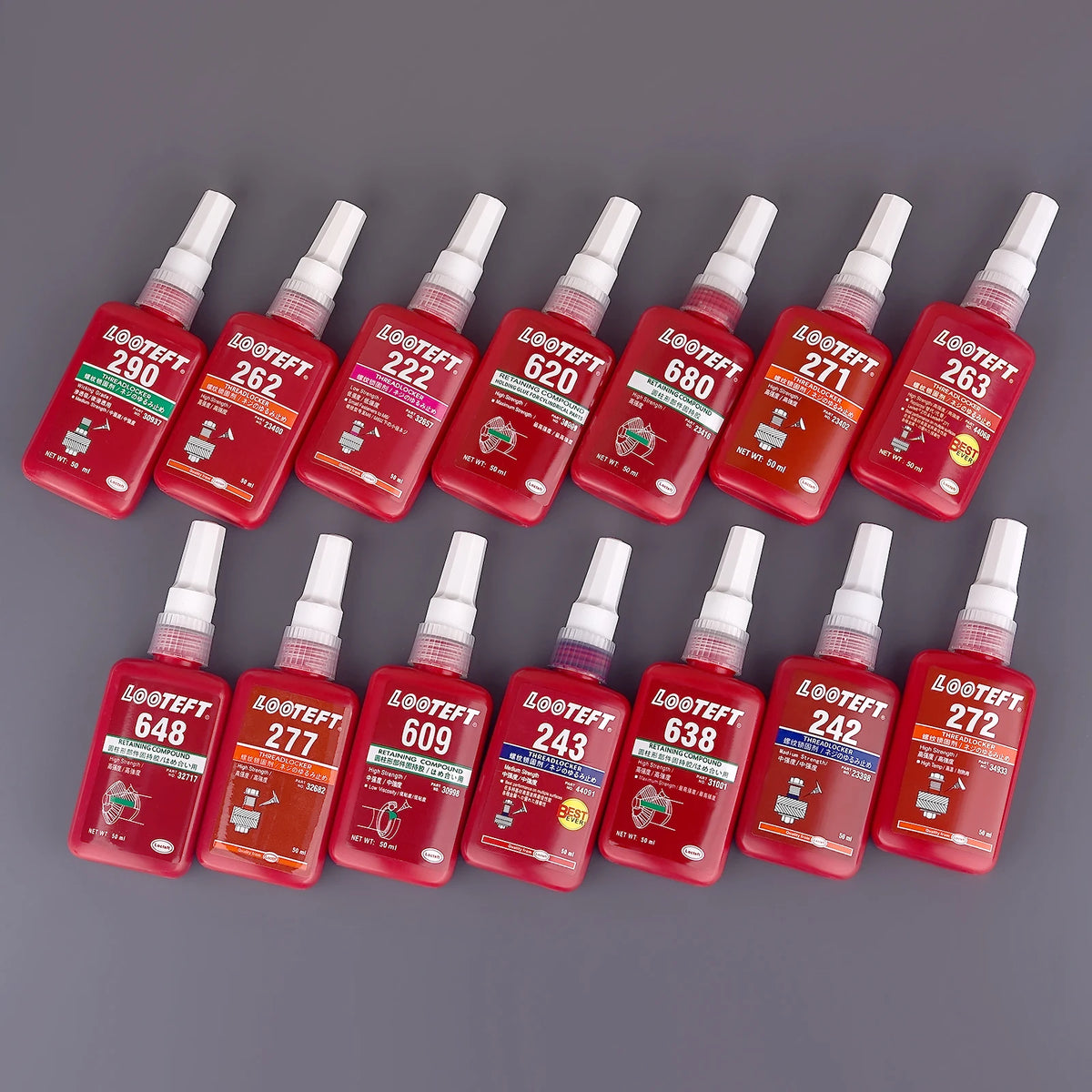 50ml Threadlocker Screw Glue - Fast-Curing Anaerobic Adhesive for Thread Locking, Corrosion Resistance, and Anti-Loosening Protection