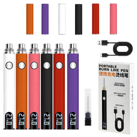 Mini USB Soldering Iron 510 Interface – 650mAh Rechargeable Fast Heating Electric Repair Tool with Adjustable Voltage Solder Pen