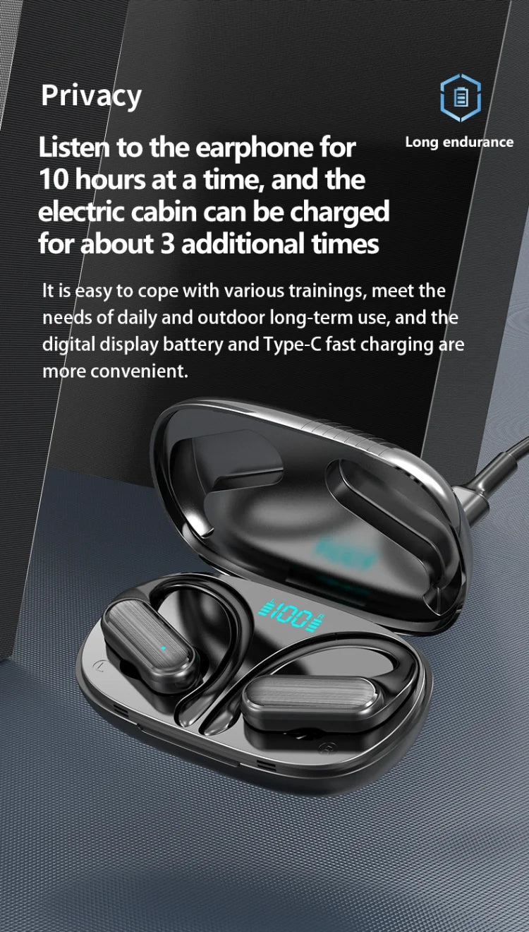 Bosebye A520 Bluetooth 5.3 TWS Earphones - HiFi Stereo, Waterproof Wireless Sports Earbuds with Mic and Touch Control