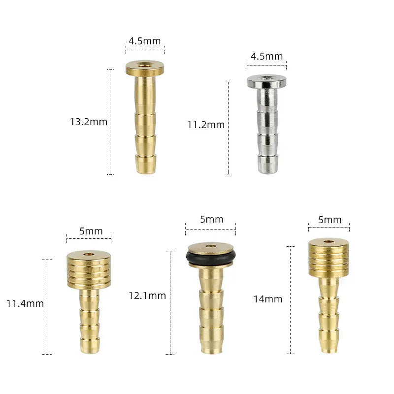 50pcs Bicycle Brake Olives & Inserts – Hydraulic Connector Replacements for SHIMANO BH90/BH59, SRAM, Magura, Tektro