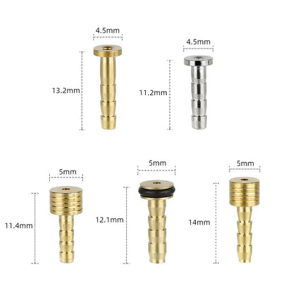 50pcs Bicycle Brake Olives & Inserts – Hydraulic Connector Replacements for SHIMANO BH90/BH59, SRAM, Magura, Tektro