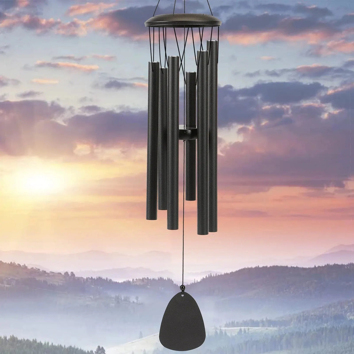 26 Inch Outdoor Wind Chimes - Decorative Garden, Porch & Balcony Hanging Chime for Farmhouse Decor