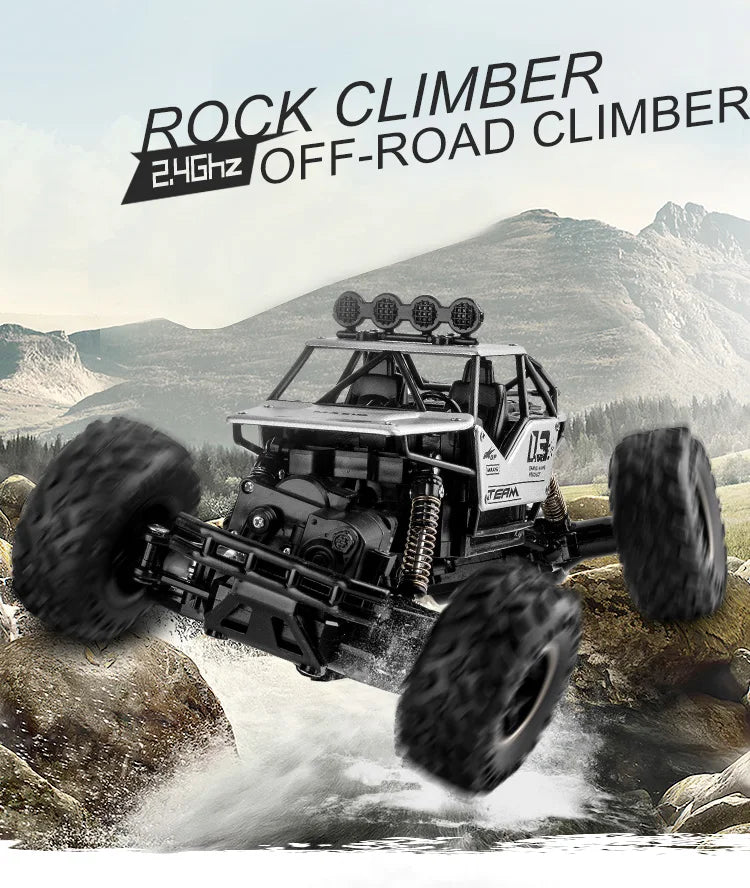 1:12 RC Off-Road 4WD Monster Truck – High-Speed 20Km/h All-Terrain Remote Control Car for Adults & Beginners