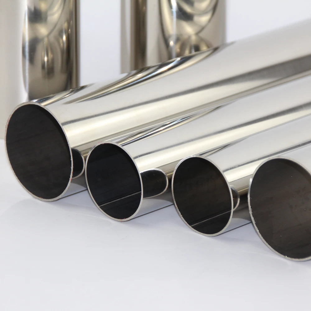 304 Stainless Steel Exhaust Pipe Connector Tube – 1.2mm Thick Muffler Connection Pipe (32–89mm Diameter) for Automotive Use
