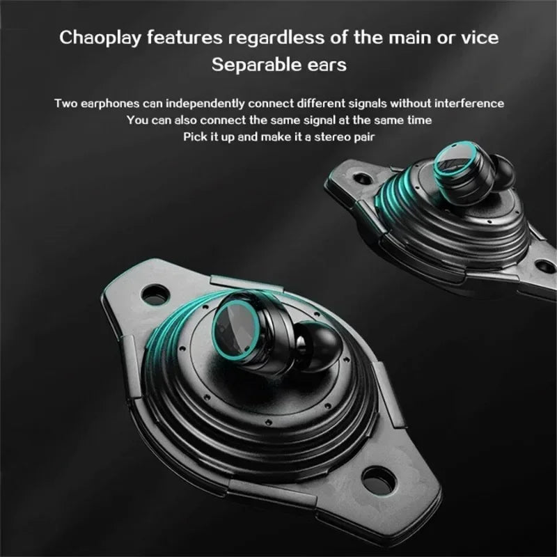 M25 TWS Wireless Bluetooth Earphones – Touch Control, Noise Reduction, Waterproof Stereo Gaming Headphones