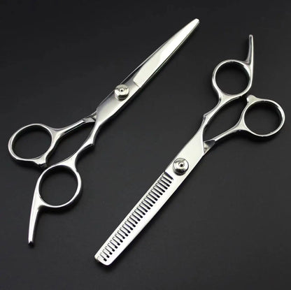Pet Grooming Scissors Set – Professional Dog Hair Trimming Tools, Bent & Straight Scissors, Teddy Haircut Clippers