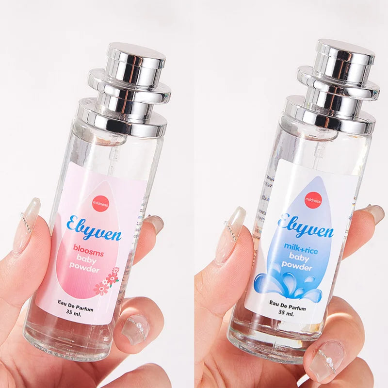 Milk Rice Baby Powder Eau de Parfum 35ml – Long-Lasting Bloom Bedtime Scent, High-Quality Portable Perfume by Israel Tower