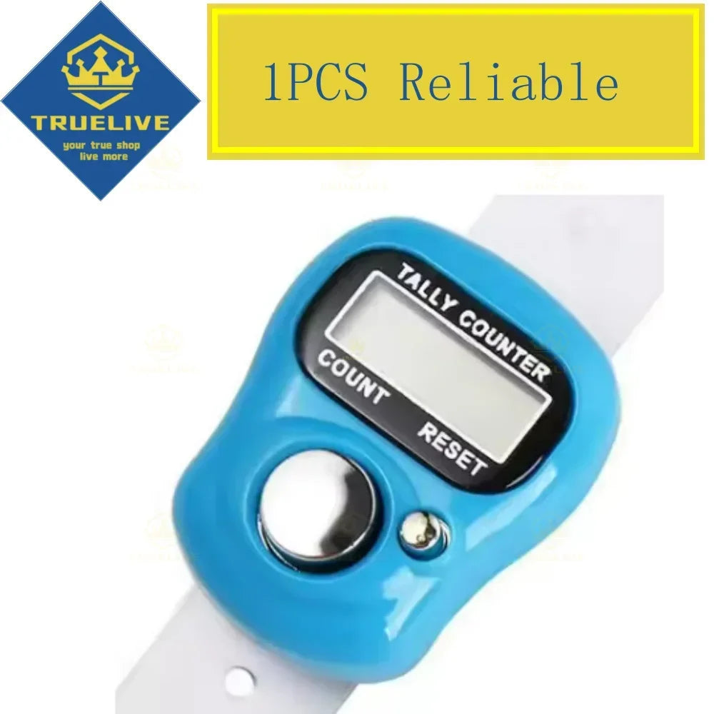1/3/5PCS Mini Digital Finger Counter – Electronic Tally Clicker Ring for Knitting, Rows, Stroke & More