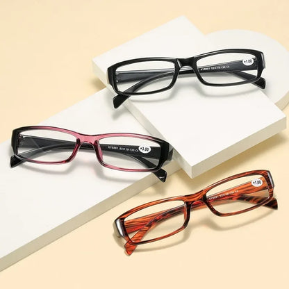 New Resin Wood Grain Reading Glasses – Presbyopic Eyewear for Men & Women, Stylish Gafas De Lectura Mujer