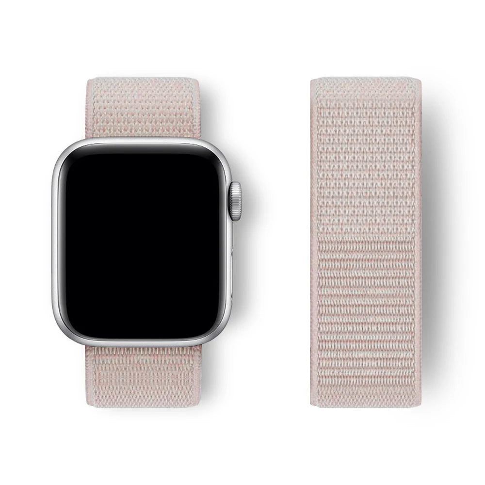Sport Loop Strap for Apple Watch Band 40mm–49mm – Compatible with Series 3–10, SE & Ultra Adjustable Bracelet
