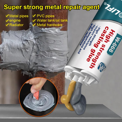 Epoxy Resin AB Glue - Waterproof Fast-Bonding Adhesive for Wood, Plastic, Metal, and DIY Repairs