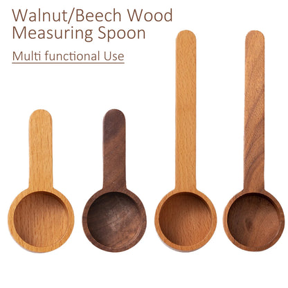 Wooden Measuring Spoon – Coffee Bean, Tea, Sugar & Spice Scoop, Kitchen Measuring Tool & Coffee Accessory