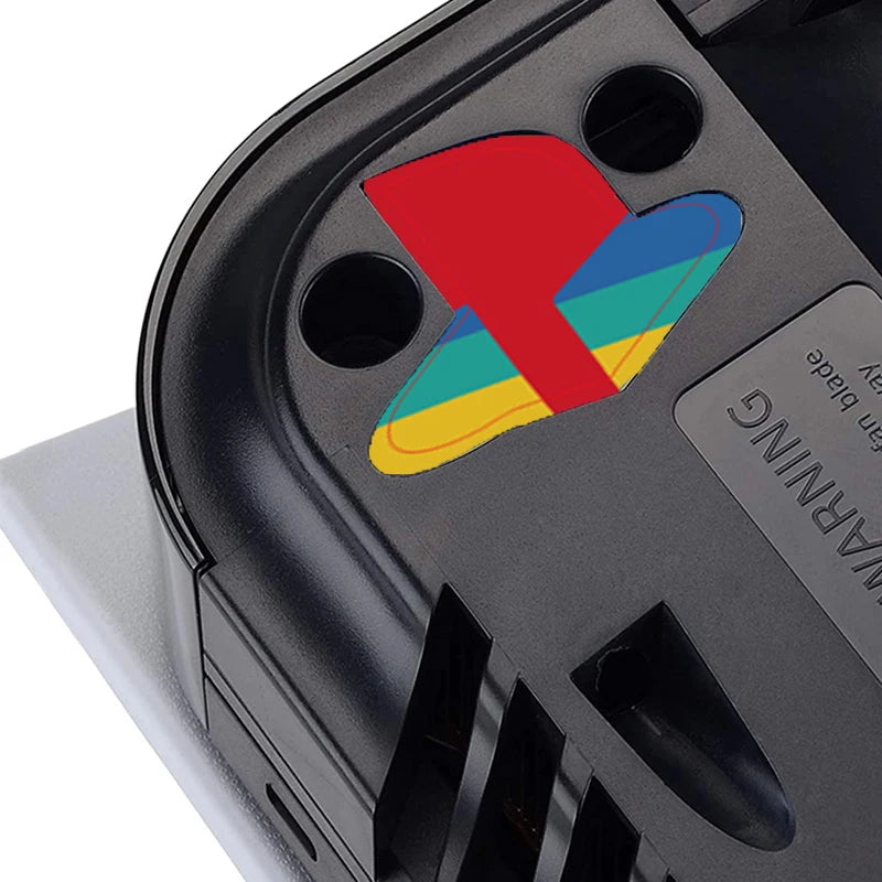 DATA FROG Custom Vinyl Decal Skins for PS5 - Logo Underlay Sticker for PS5 Console Disc and Digital Versions (2023)