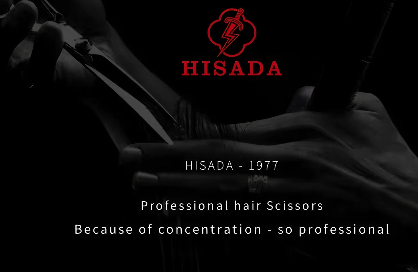 HISADA Professional Hairdressing Scissors – 6.0 Inch VG10 Barber Scissors for Salon Hair Cutting