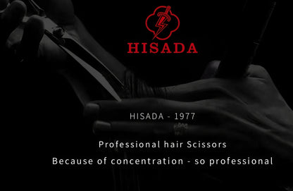 HISADA Professional Hairdressing Scissors – 6.0 Inch VG10 Barber Scissors for Salon Hair Cutting
