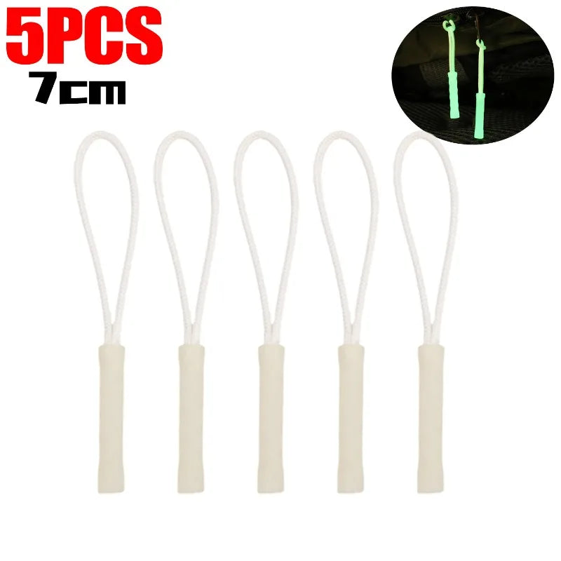 Glow-in-the-Dark Zipper Pull Pendant - Luminous Replacement Slider for Travel Bags, Backpacks & Outdoor Gear