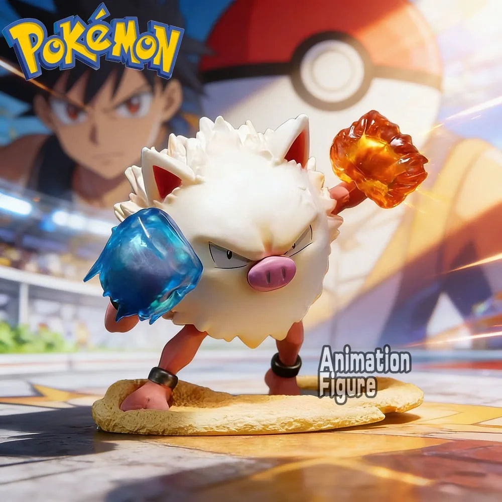 Anime Pokémon Primeape Figure – 7cm PVC Action Statue for Collection, Toys & Gifts