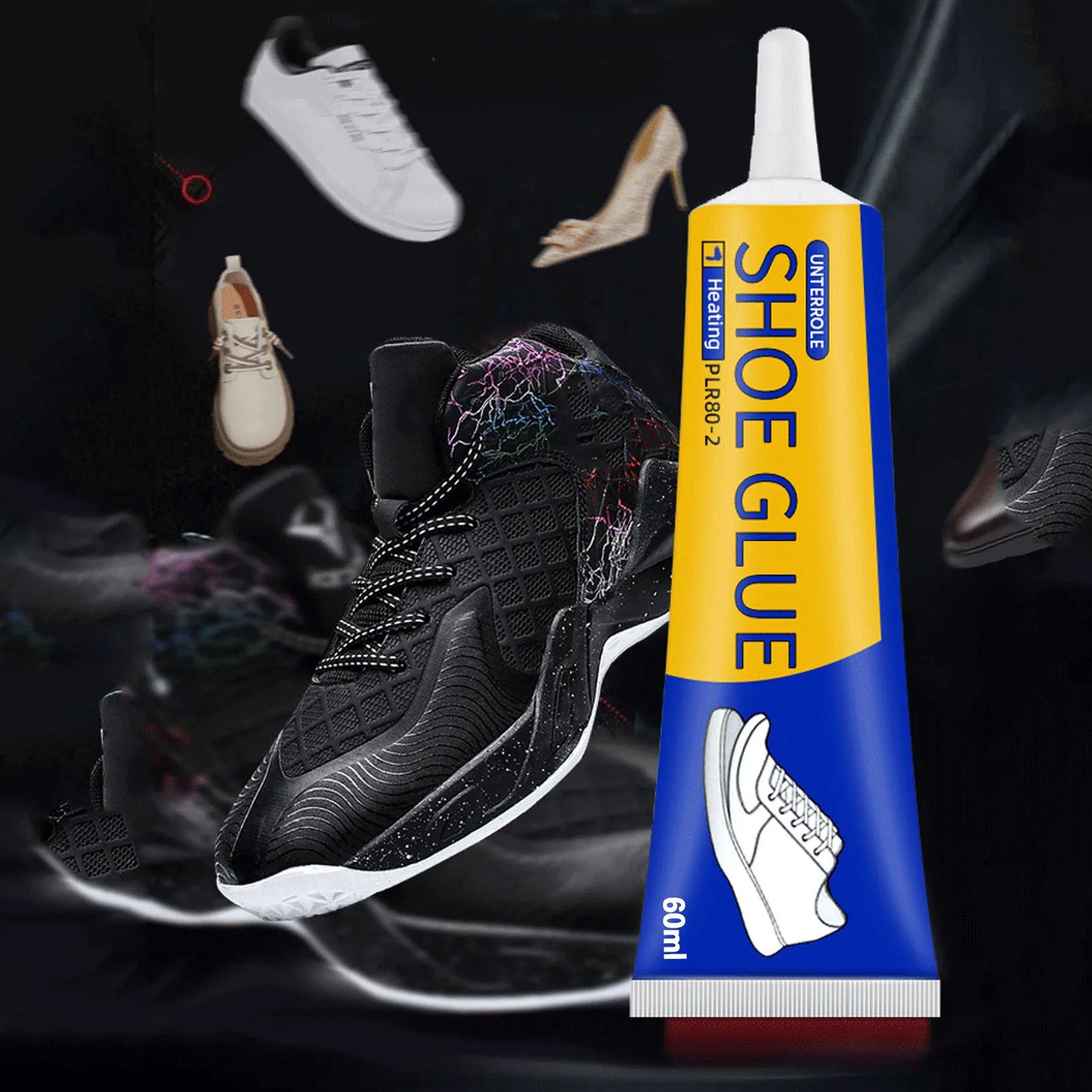 Clear Shoe Repair Adhesive – Low Odor Strong Resin Glue for Shoes & Boots