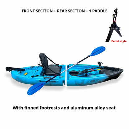 Modular Electric & Pedal-Driven Kayak – Portable Detachable Canoe, Lightweight Inflatable Folding Boat for Fishing & Adventure