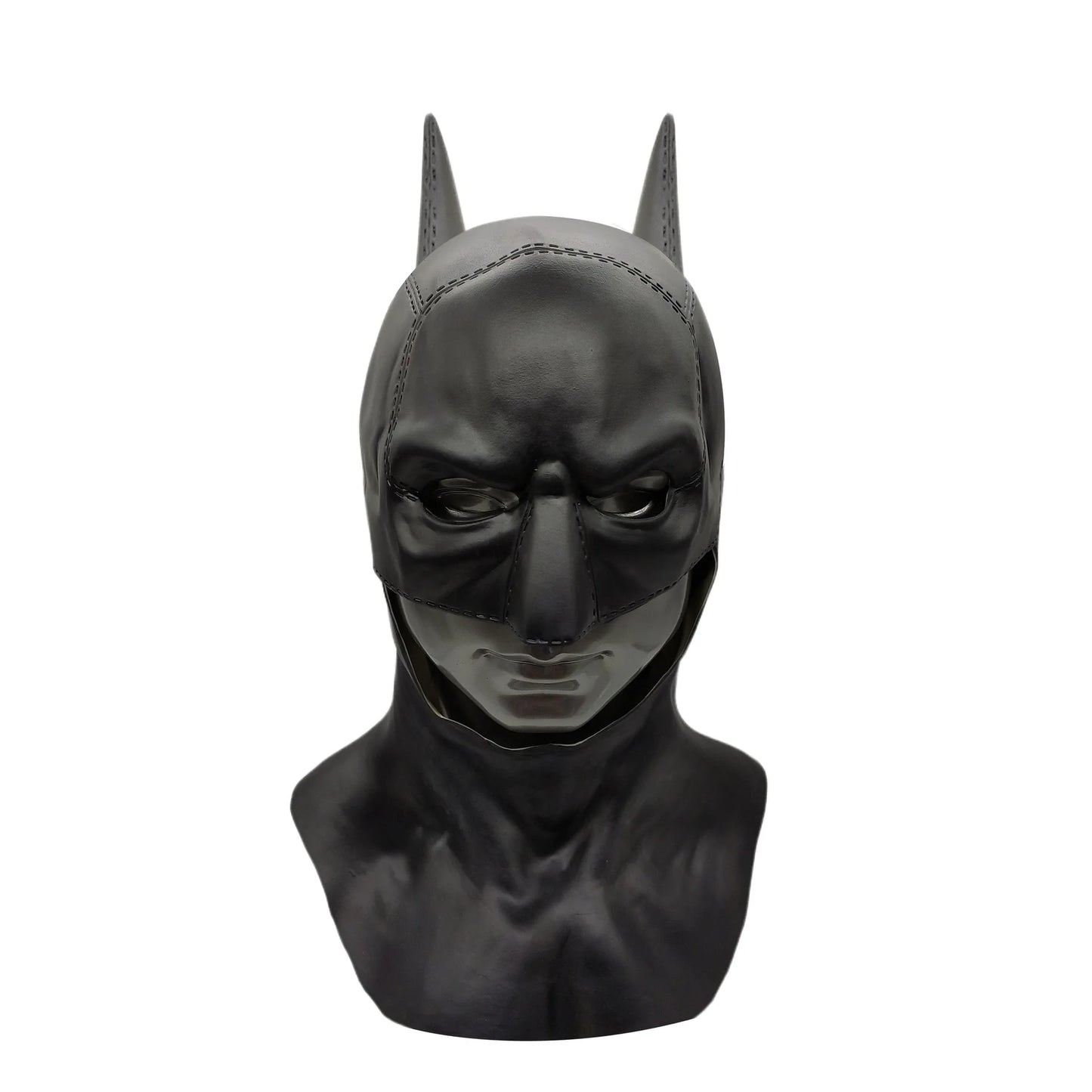 Cafele 2022 Batman Cosplay Costume for Men – Bruce Wayne Halloween Outfit with Black Latex Masquerade Mask